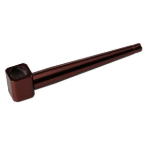 Roller Pipe, 2 parts + steel screen, 9cm lang, kleur brons