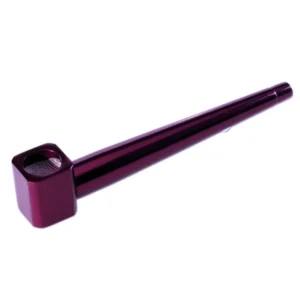 Roller Pipe, 2 parts + steel screen, 9cm lang, kleur violet