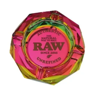 RAW Rainbow Glass Ashtray