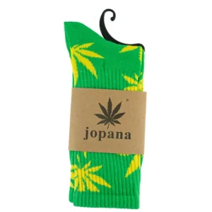 Socks weed Yellow green
