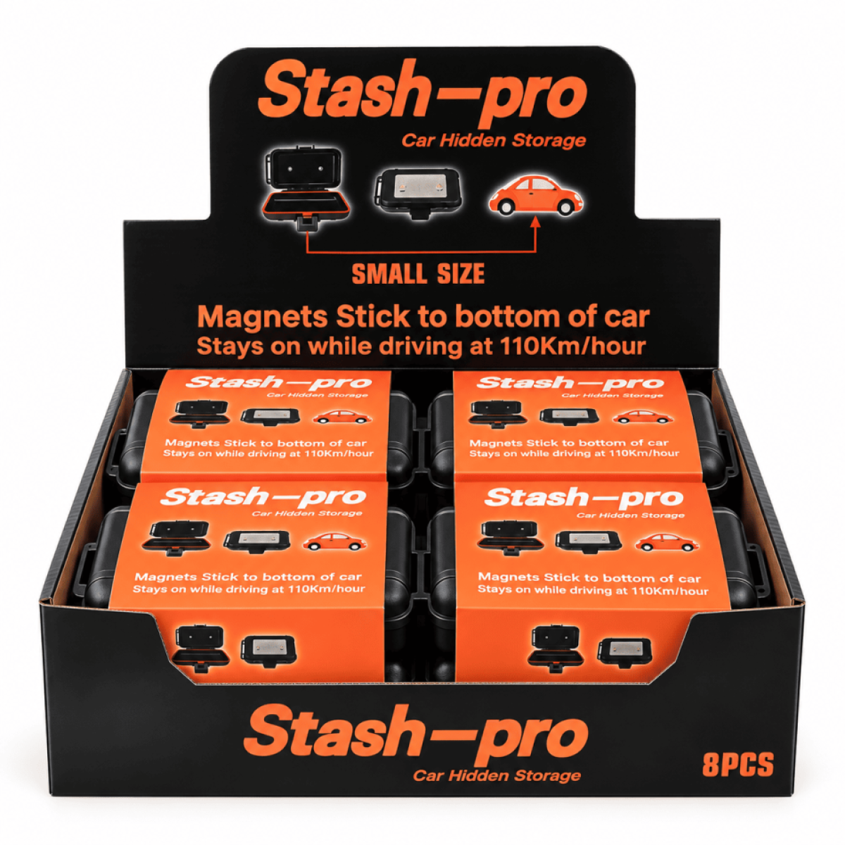Stash-Pro Magnetische Opbergbox voor Auto – Hidden Storage - Afbeelding 2