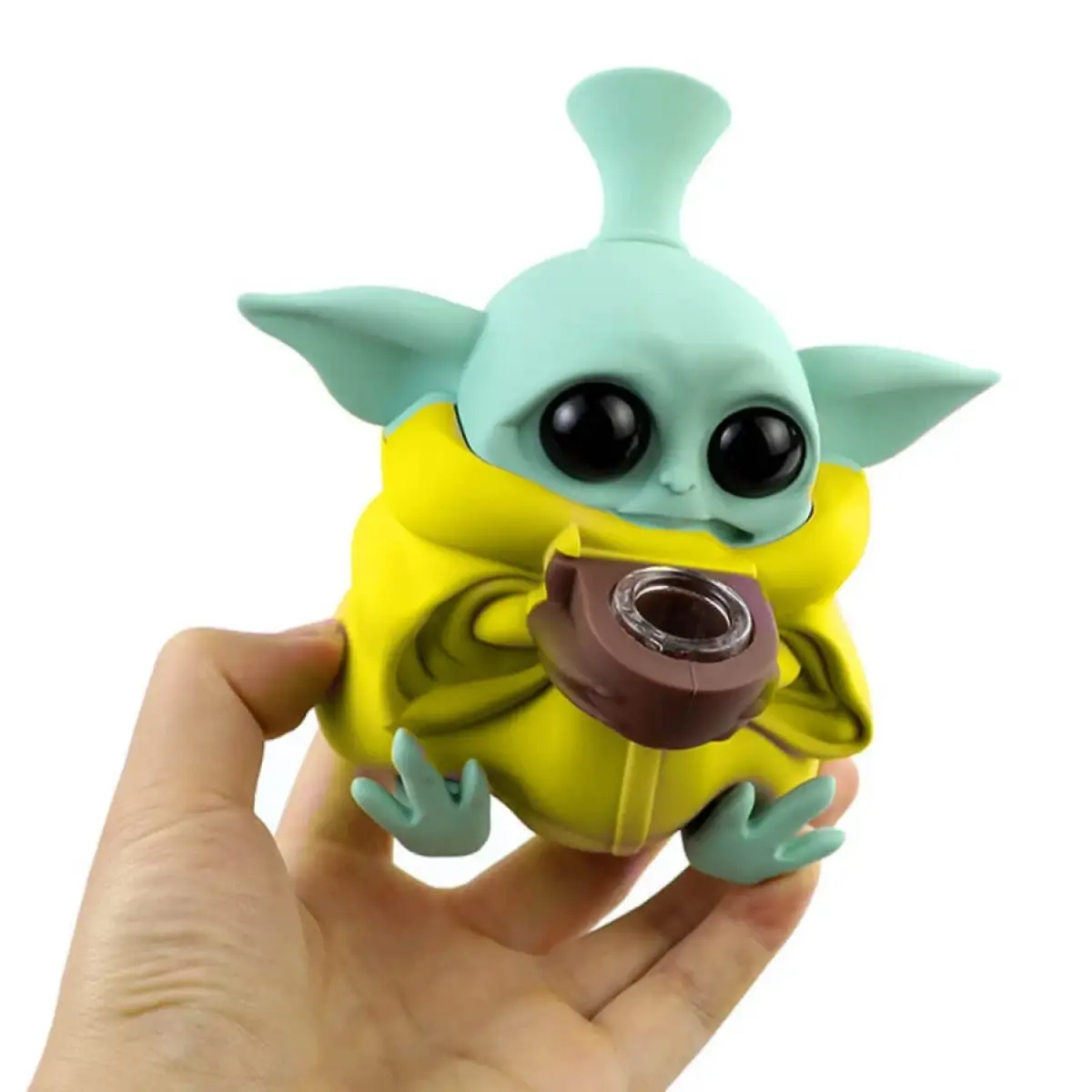 Baby Alien Siliconen Bong - Afbeelding 3