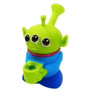 Three Eyed Alien Siliconen Bong