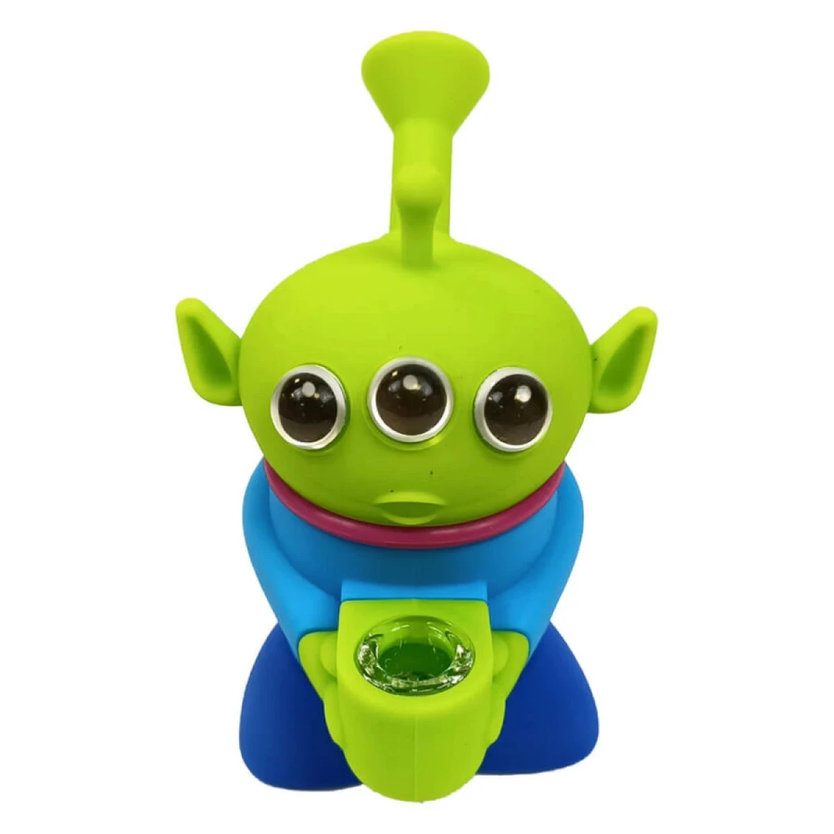 Three Eyed Alien Siliconen Bong - Afbeelding 2